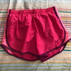 Nike dri-fit exercise shorts